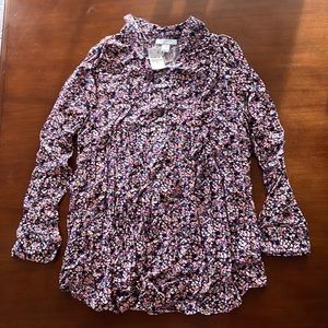 BNWT Maternity tunic. XL. Floral pattern. Motherhood Maternity